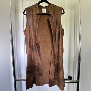 Rachel Zoe Brown Vest Size L